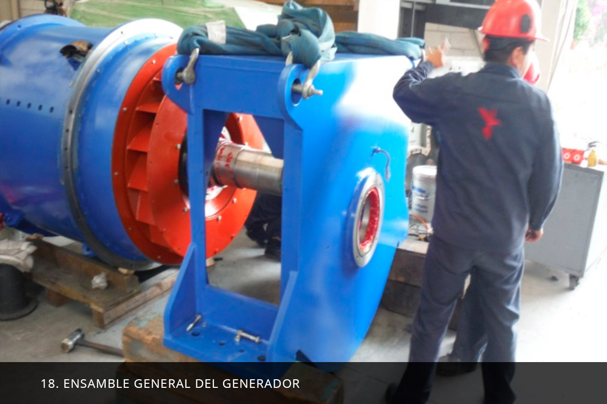 Ensamble general del generador